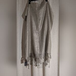 Elegant Gold Leopard Print/ Animal Print Scarf Length 72X28